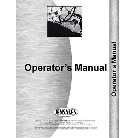 Aftermarket Operator's Manual Fits International Harvester A554 Tractor RAP73457